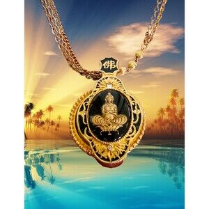 RARE EDGAR BEREBI Ltd. Edition Magnifying Glass Lorgnette Necklace Signed